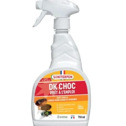 Insecticide DK Choc prêt à l’emploi poulailler, niche, chenil spray 750ML - Saniterpen