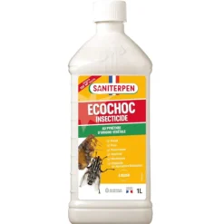 Insecticide Ecochoc poulailler, niche, chenil, clapier 1L - Saniterpen