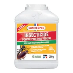 Insecticide poudre pyrèthre végétal poulailler, niche, chenil 250g - Saniterpen