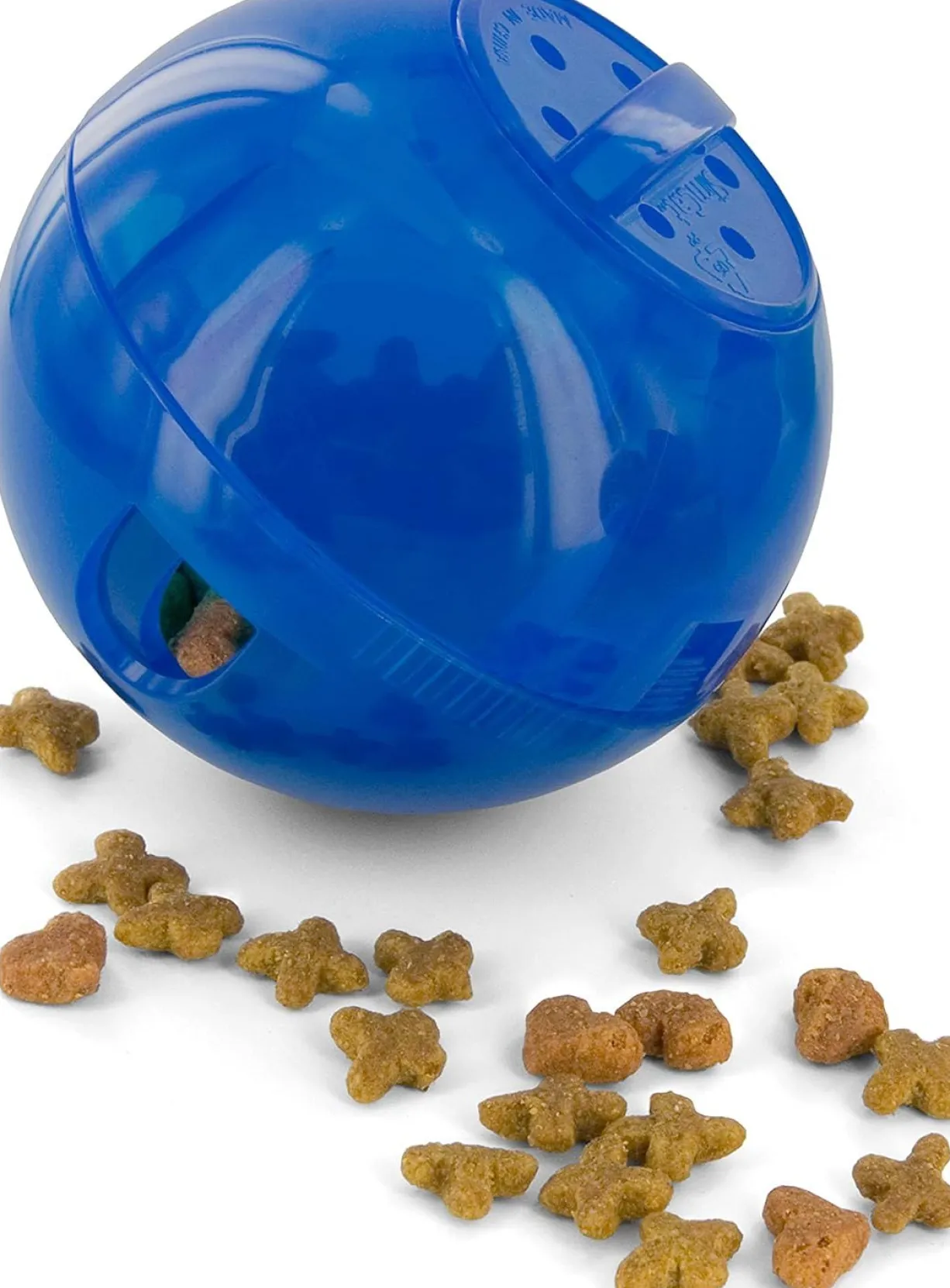 Jouet interactif distributeur de croquettes Slimcat Bleu - Petsafe