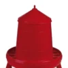 Kit abreuvoir 8L mangeoire 8Kg poule à pieds plastique rouge gamme Eco
