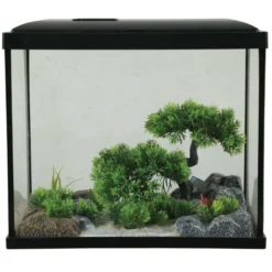 Kit aquarium poisson Initio 30cm noir et décor Landscape Tree - Zolux