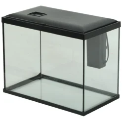 Kit aquarium poisson Initio 35cm noir et décor Landscape Red Soil - Zolux