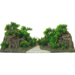 Kit aquarium poisson Initio 40cm noir et décor Landscape Road - Zolux