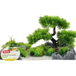Kit aquarium poisson Initio 35cm blanc et décor Landscape Tree - Zolux