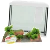 Kit aquarium poisson Initio 30cm blanc et décor Landscape Red Soil - Zolux