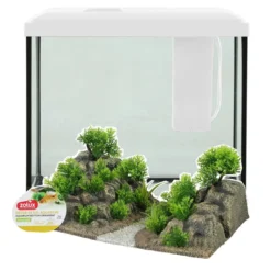 Kit aquarium poisson Initio 30cm blanc et décor Landscape Road - Zolux