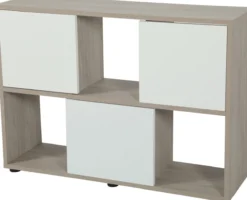Kit aquarium poisson Tana LED 100 blanc et meuble Iseo Tana 100 mélaminé blanc - Zolux