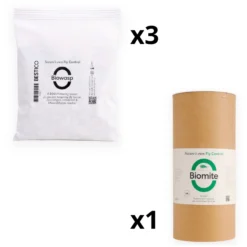 Kit de traitement anti mouche biologique Biomite / Biowasp 3 lâchers - Bestico