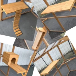 Kit équipement pour catio chat 5 éléments « Kat’Venture »