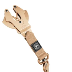 Laisse chien anti-torsion Lighter Swivel Combat beige - BullyBillows