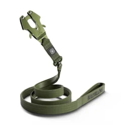 Laisse chien anti-torsion Lighter Swivel Combat kaki - BullyBillows