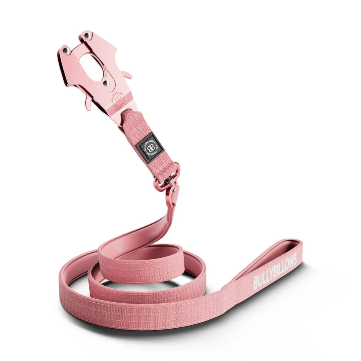 Laisse chien anti-torsion Lighter Swivel Combat rose - BullyBillows