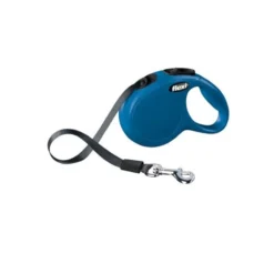 Laisse Flexi Collection Sangle M Bleu 5 Mètres