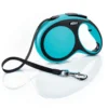 Laisse Flexi New Comfort Sangle L Bleu 8 Mètres