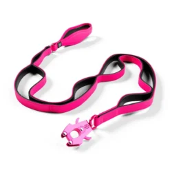 Laisse Ladder Combat et harnais Hurricane rose carmin taille S - BullyBillows