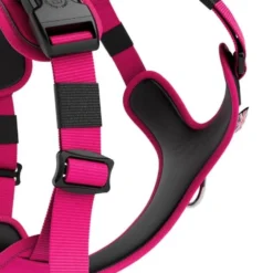 Laisse Ladder Combat et harnais Hurricane rose carmin taille S - BullyBillows