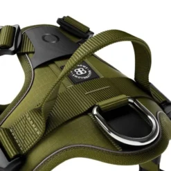 Laisse Ladder Combat et harnais Hurricane vert olive taille M - BullyBillows