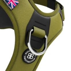Laisse Ladder Combat et harnais Hurricane vert olive taille L - BullyBillows
