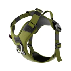 Laisse Ladder Combat et harnais Hurricane vert olive taille L - BullyBillows