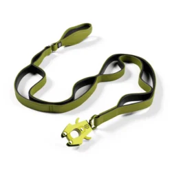 Laisse Ladder Combat et harnais Hurricane vert olive taille L - BullyBillows