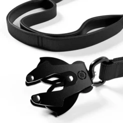 Laisse Ladder Combat et harnais Hurricane noir taille S - BullyBillows