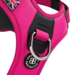 Laisse Ladder Combat et harnais Hurricane rose carmin taille M - BullyBillows