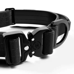 Laisse Lighter Swivel Combat et collier Lighter Combat Collar 4cm noir taille S - BullyBillows