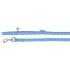 Laisse Mac Leather 15mm/1,20 m - Bleu