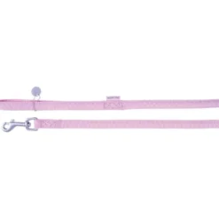 Laisse Mac Leather 25mm/1,20 m - Rose