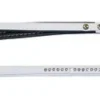 Laisse pour chien Diamond blanche, 110 cm / 14 mm