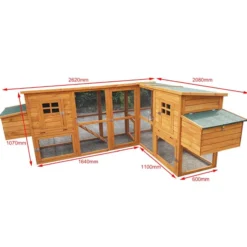 Liquidation - Clapier double toit shingle vert