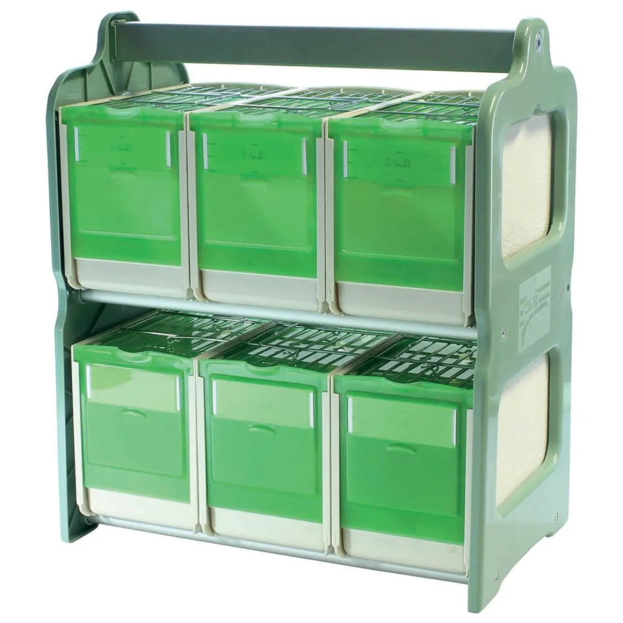 Mallette transport d’oiseaux 6 cages Secondino Medio - 2GR