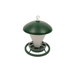 Mangeoire abreuvoir pour oiseaux sauvages Comber vert et blanc - 2GR