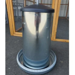 Mangeoire Galva Silo 15Kg + Couvercle