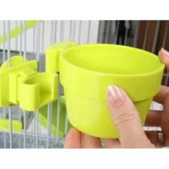 Mangeoire Plastique 9.5cm anis