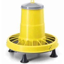 Mangeoire Plastique 8,5Kg avec Pieds et débit réglable
