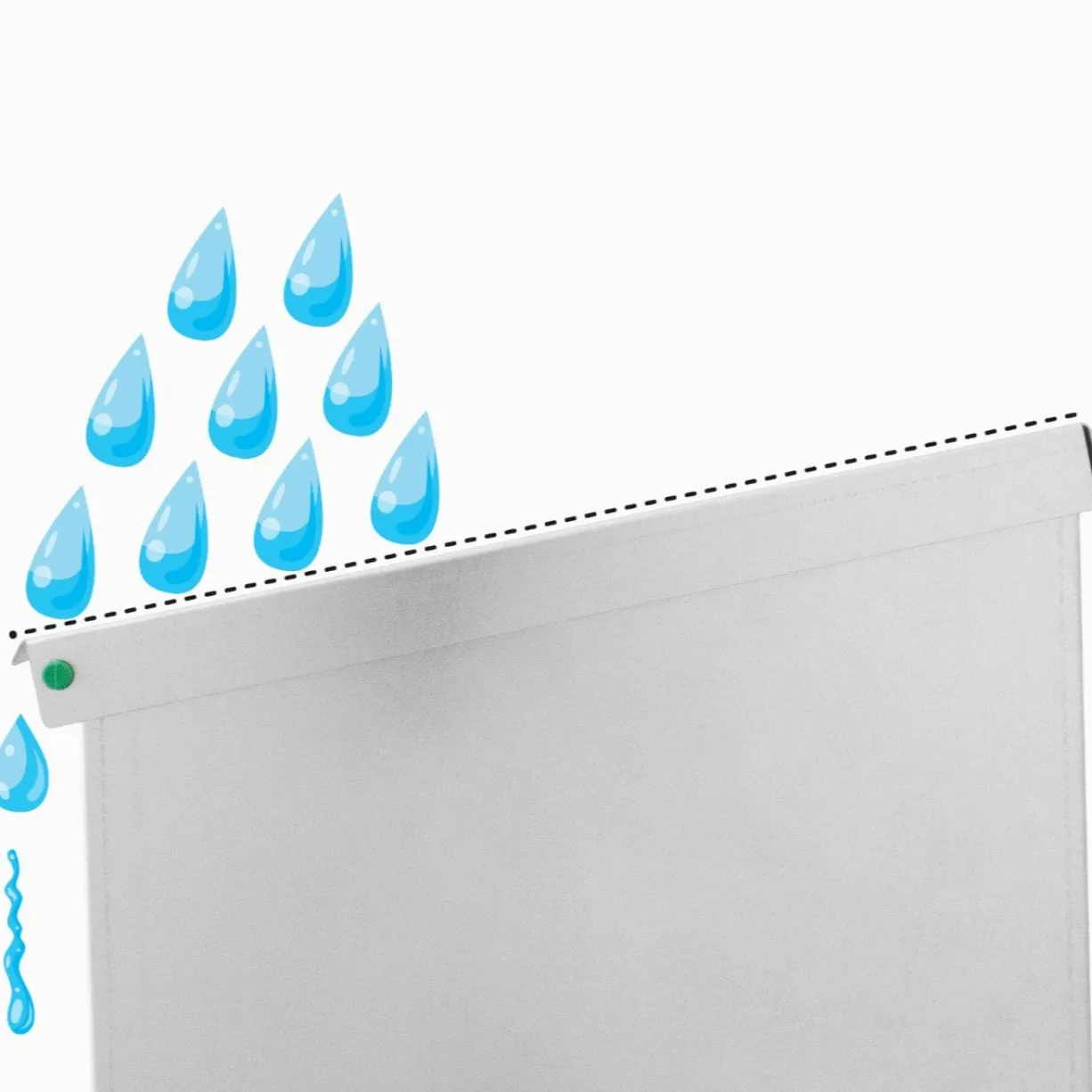 Mangeoire poule anti nuisible Alma Basica en tôle galvanisée 11L - River Systems
