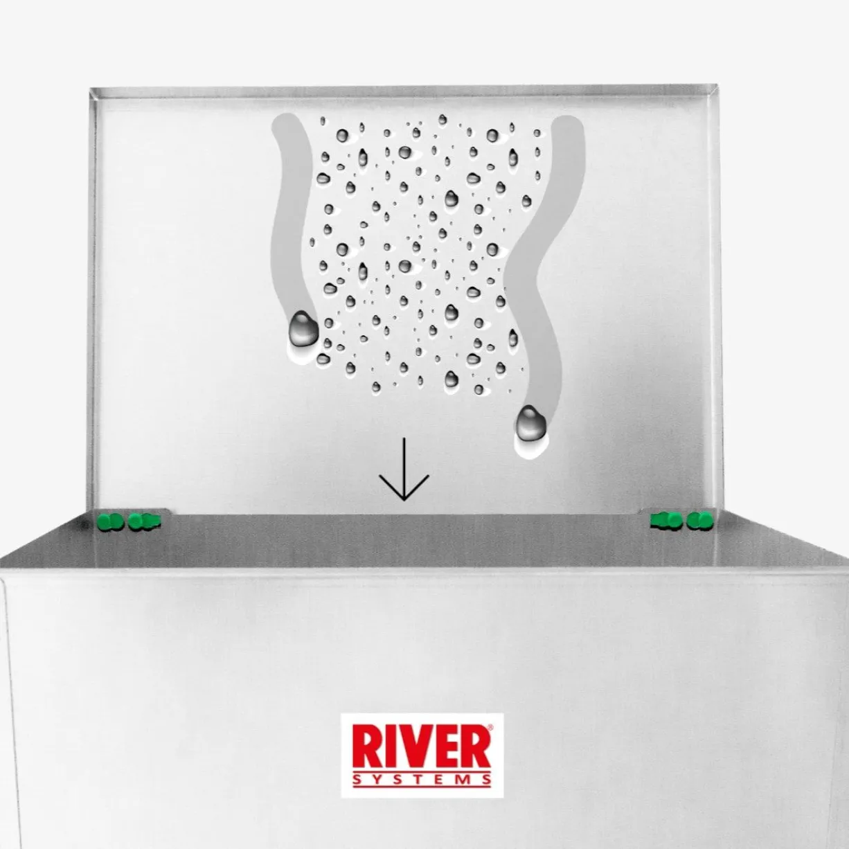 Mangeoire poule anti nuisible Alma Basica en tôle galvanisée 11L - River Systems