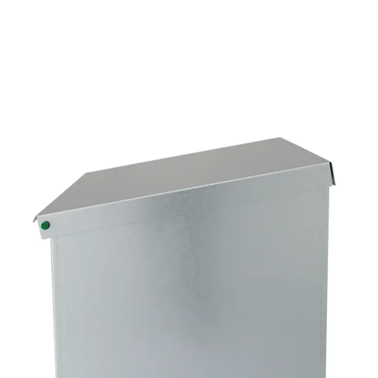 Mangeoire poule anti nuisible Alma Basica en tôle galvanisée 30L - River Systems
