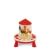 Mangeoire poule en plastique Eco 2Kg Happy Range avec pieds - Gaun