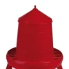 Mangeoire poule en plastique Eco 8Kg rouge avec pieds - Gaun