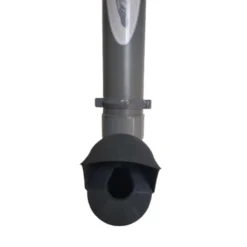 Mangeoire poule en plastique vert tube opaque gris Altéa 3kg - Evena