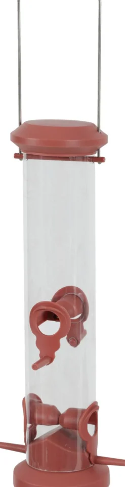 Mangeoire pour oiseaux du jardin silo 42 cm rouge terracotta - Zolux