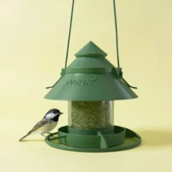Mangeoire pour oiseaux sauvages modulable Céleste vert olive - Evena