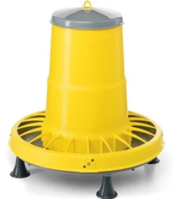 Mangeoire Trémie avec Couvercle et Pieds 15,5Kg