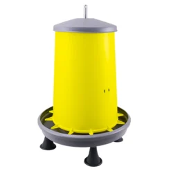 Mangeoire à trémie poule avec tige métal et pieds 15Kg - River Systems