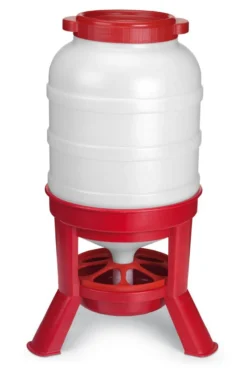 Mangeoire à trémie poule plastique avec pieds 40L - Gaun