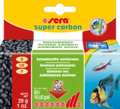 Masse filtrante aquarium charbon Super Carbon 29g - Sera