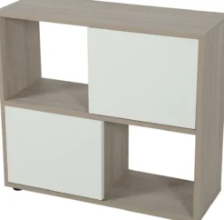 Meuble pour aquarium Iseo Tana 80cm mélaminé blanc - Zolux